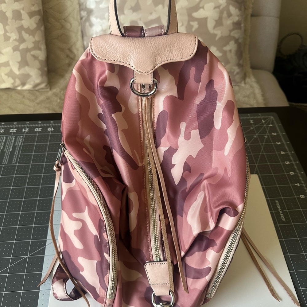 Rebecca Minkoff Pink Camouflage Backpack